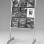 Stand-Tall Literature Rack, 9 x A4, Easel