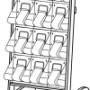 Stand-Tall Literature Rack, 12 x A4, Easel