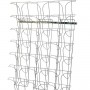 Wall Mounted Wire Magazine Rack, 21 X A4