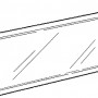 Wire Basket Channel, Flat, 1.2m